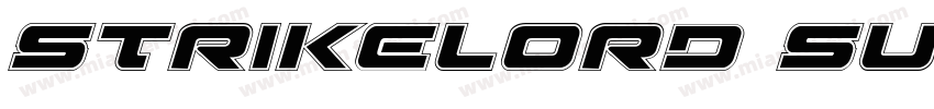 Strikelord Super-Italic字体转换